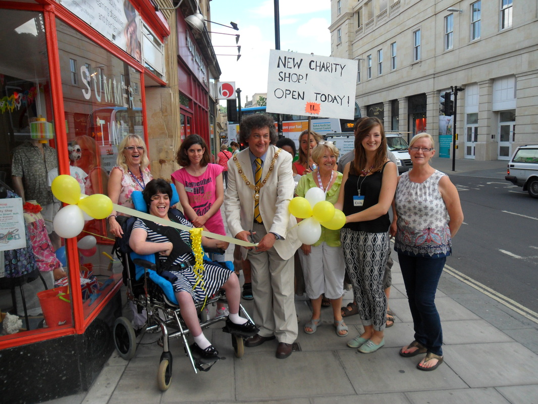 Charity Shop Opening group photo