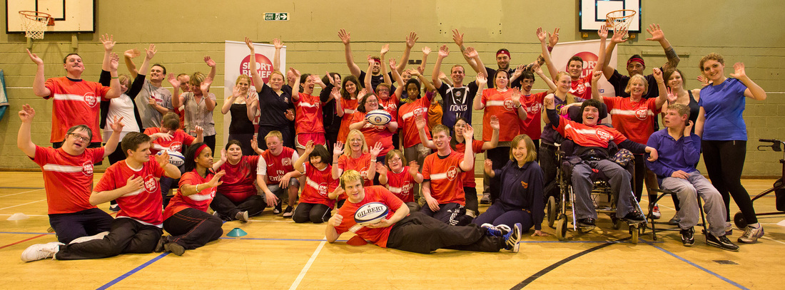 Sport Relief group photo